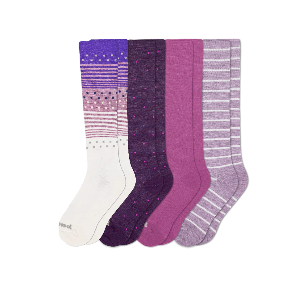 4 Pack - Women's Compression Socks - Image 45