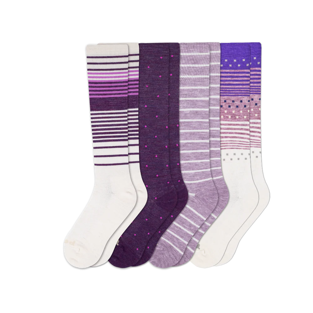 4 Pack - Women's Compression Socks - Image 48