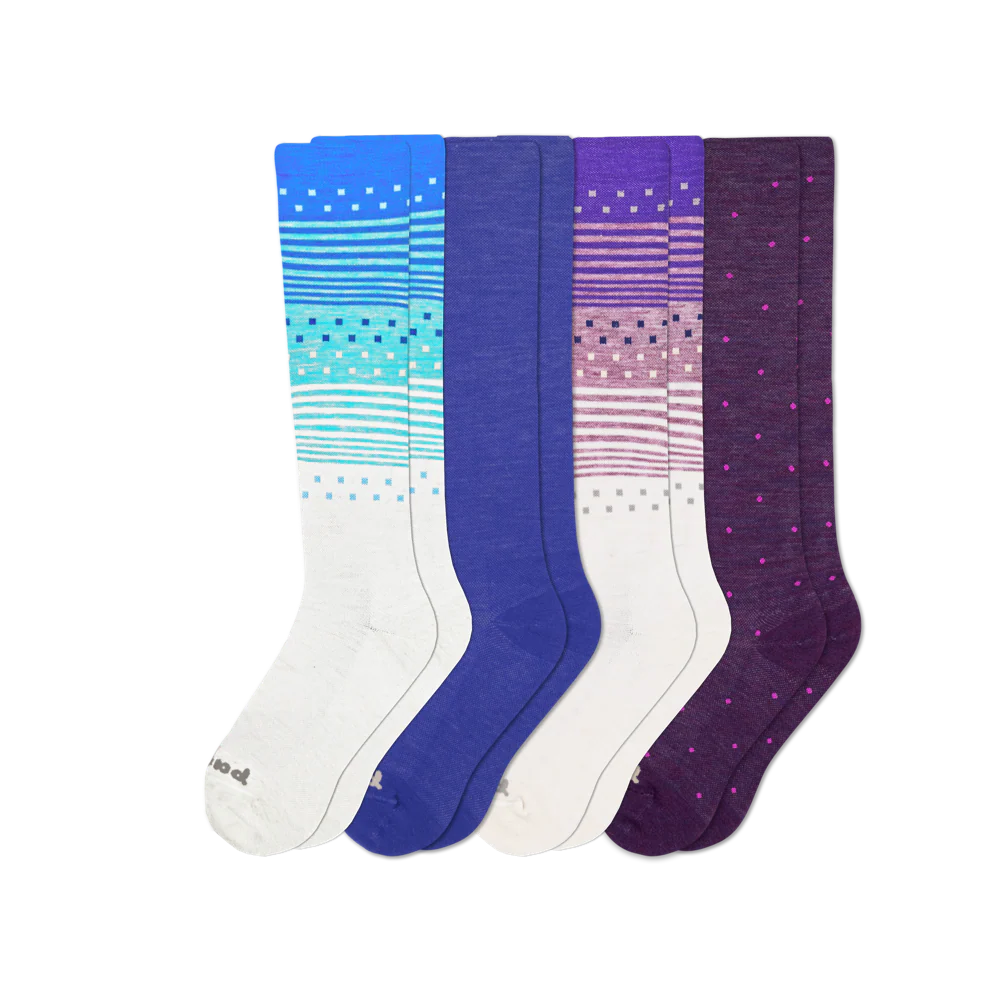 4 Pack - Women's Compression Socks - Image 53