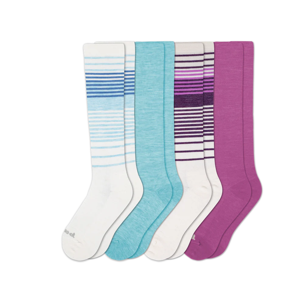 4 Pack - Women's Compression Socks - Image 55