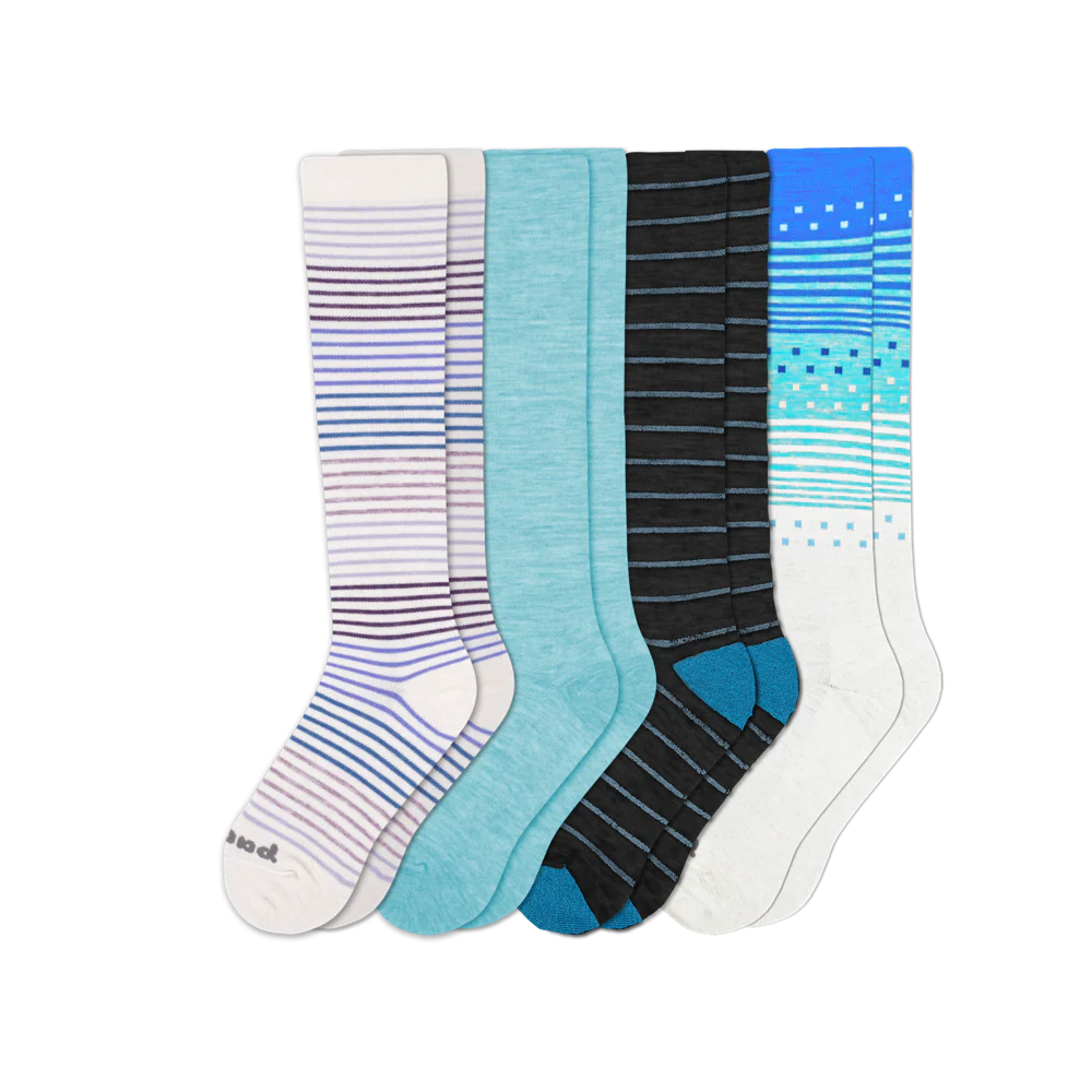 4 Pack - Women's Compression Socks - Image 64