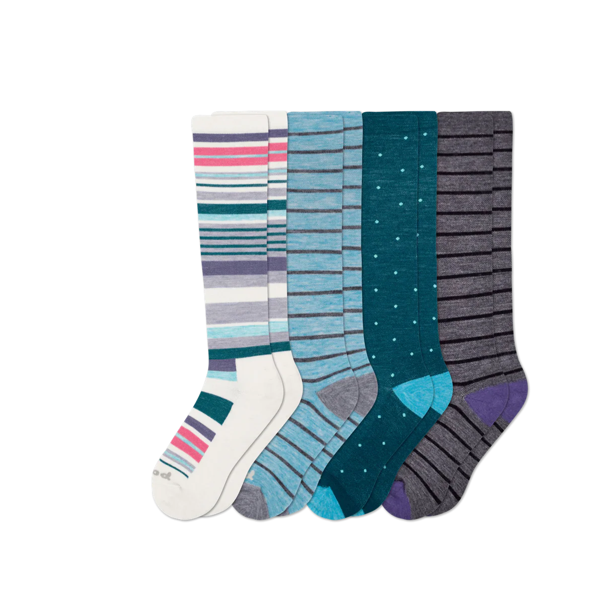 4 Pack - Women's Compression Socks - Image 86