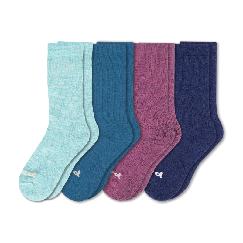 4 Pack - Women's Crew Pacas Socks - Image 103
