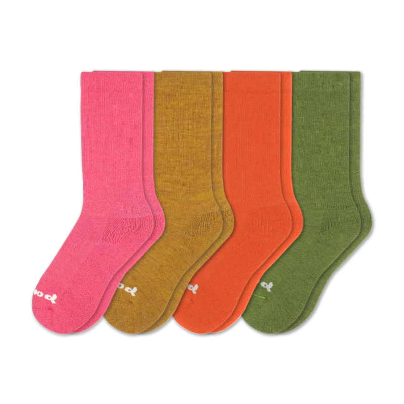 4 Pack - Women's Crew Pacas Socks - Image 104