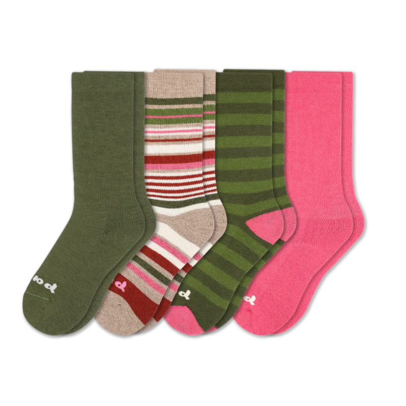 4 Pack - Women's Crew Pacas Socks - Image 13