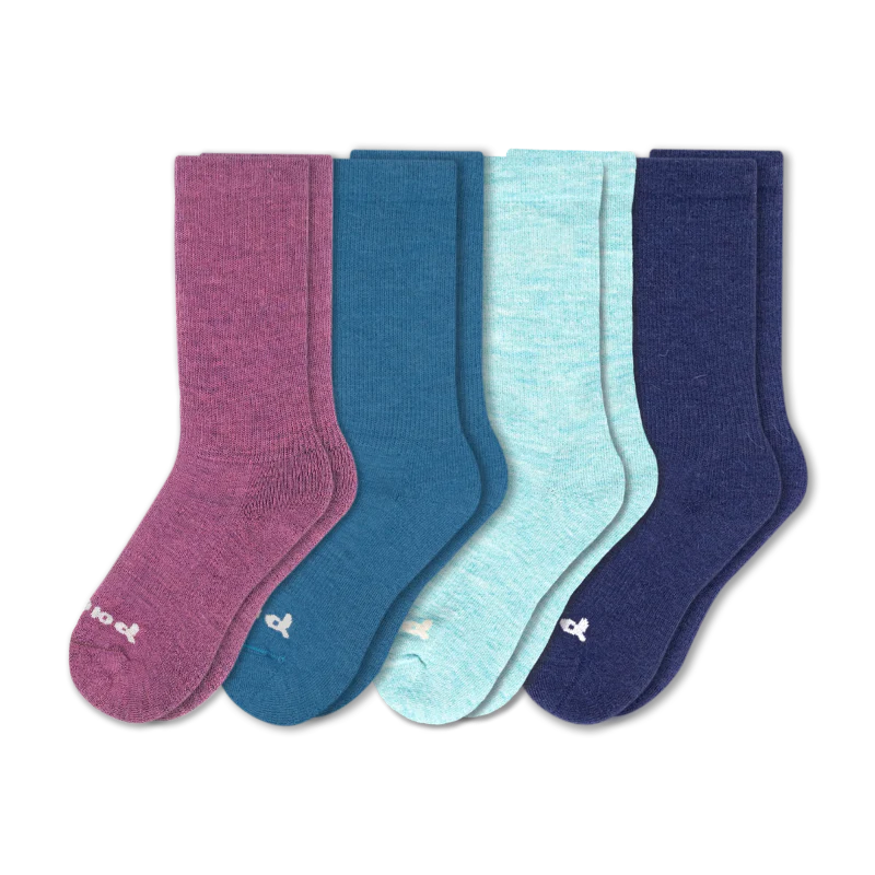 4 Pack - Women's Crew Pacas Socks - Image 18
