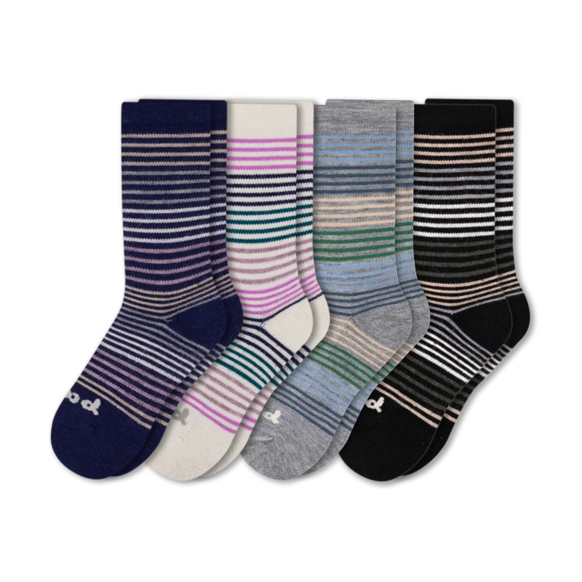 4 Pack - Women's Crew Pacas Socks - Image 212