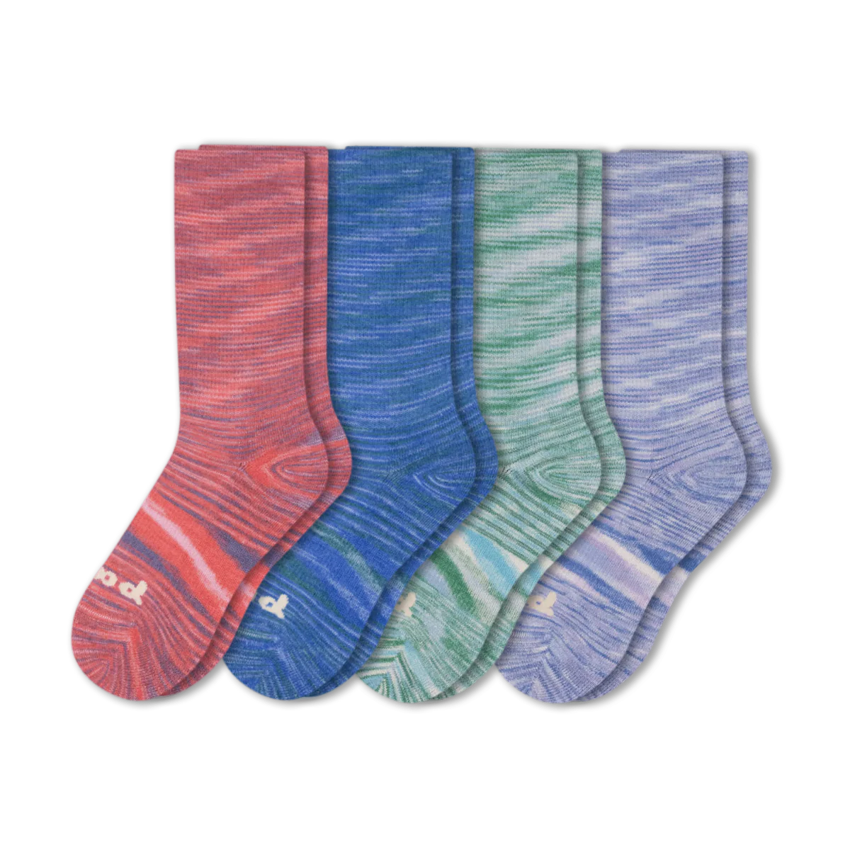 4 Pack - Women's Crew Pacas Socks - Image 216