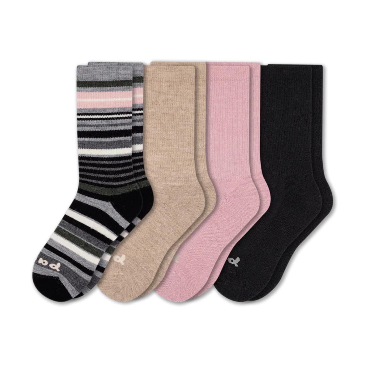 4 Pack - Women's Crew Pacas Socks - Image 217