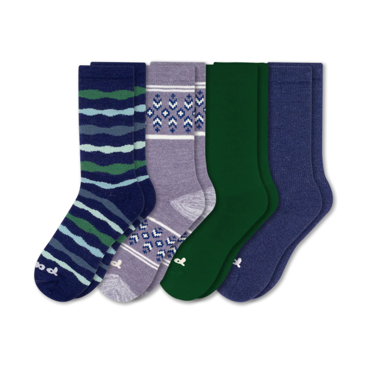 4 Pack - Women's Crew Pacas Socks - Image 219