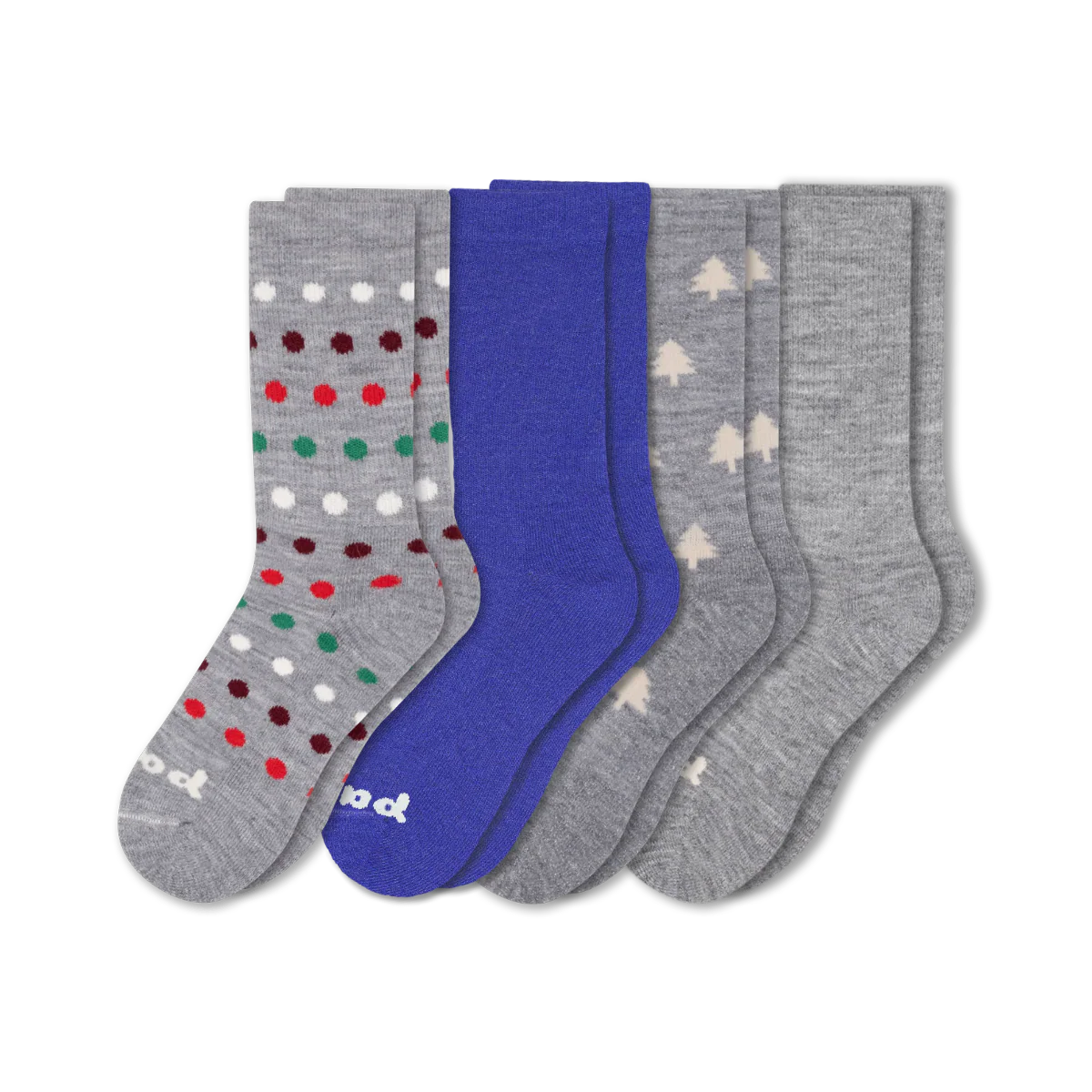 4 Pack - Women's Crew Pacas Socks - Image 231