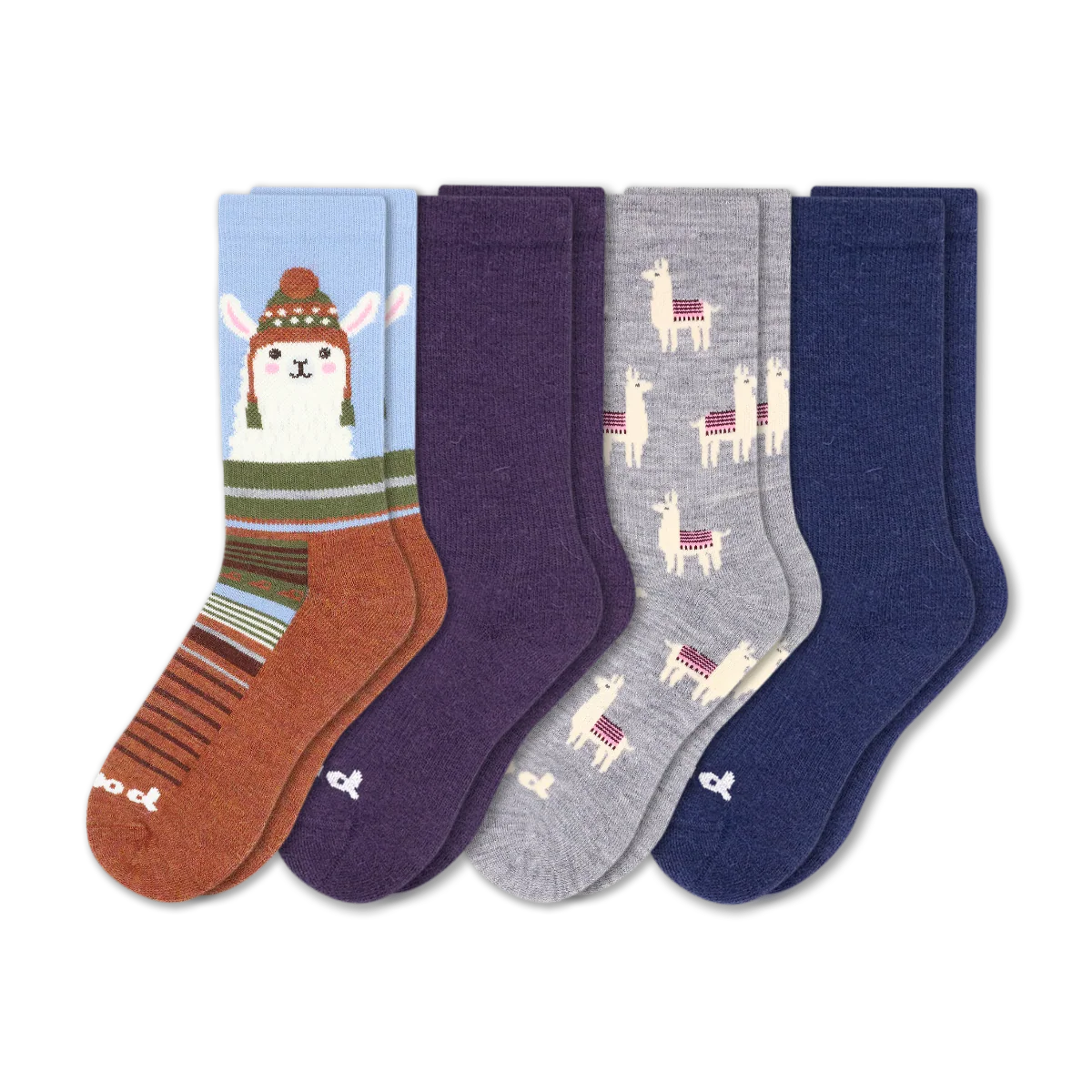 4 Pack - Women's Crew Pacas Socks - Image 235