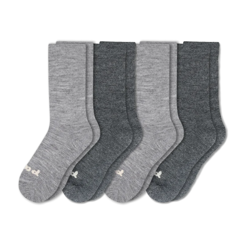 4 Pack - Women's Crew Pacas Socks - Image 28