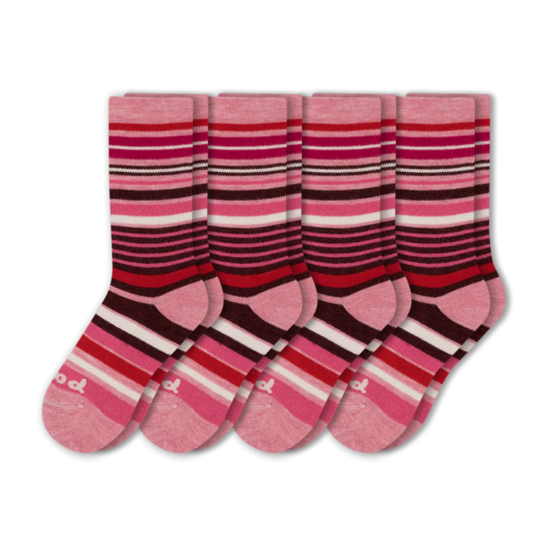 4 Pack - Women's Crew Pacas Socks - Image 84