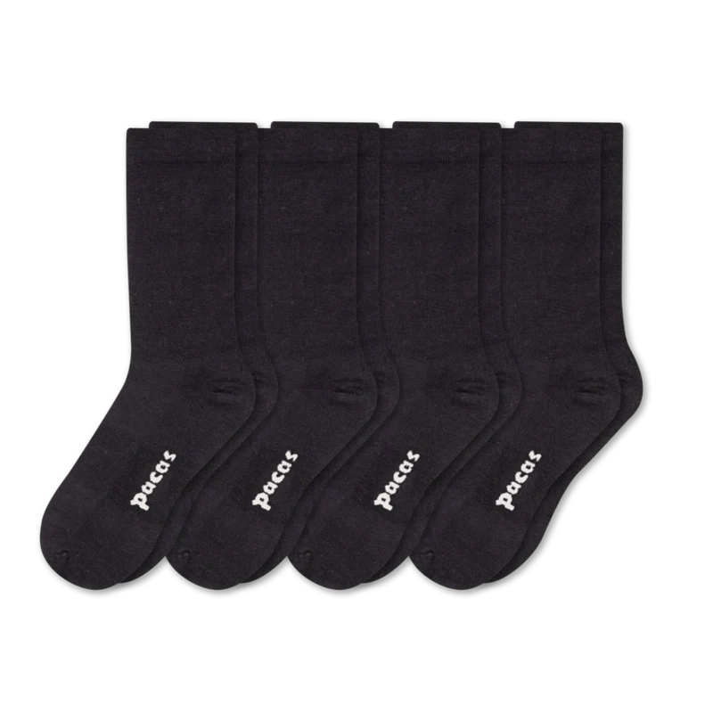 4 Pack - Women's Light-Weight Crew Pacas Socks - Image 68