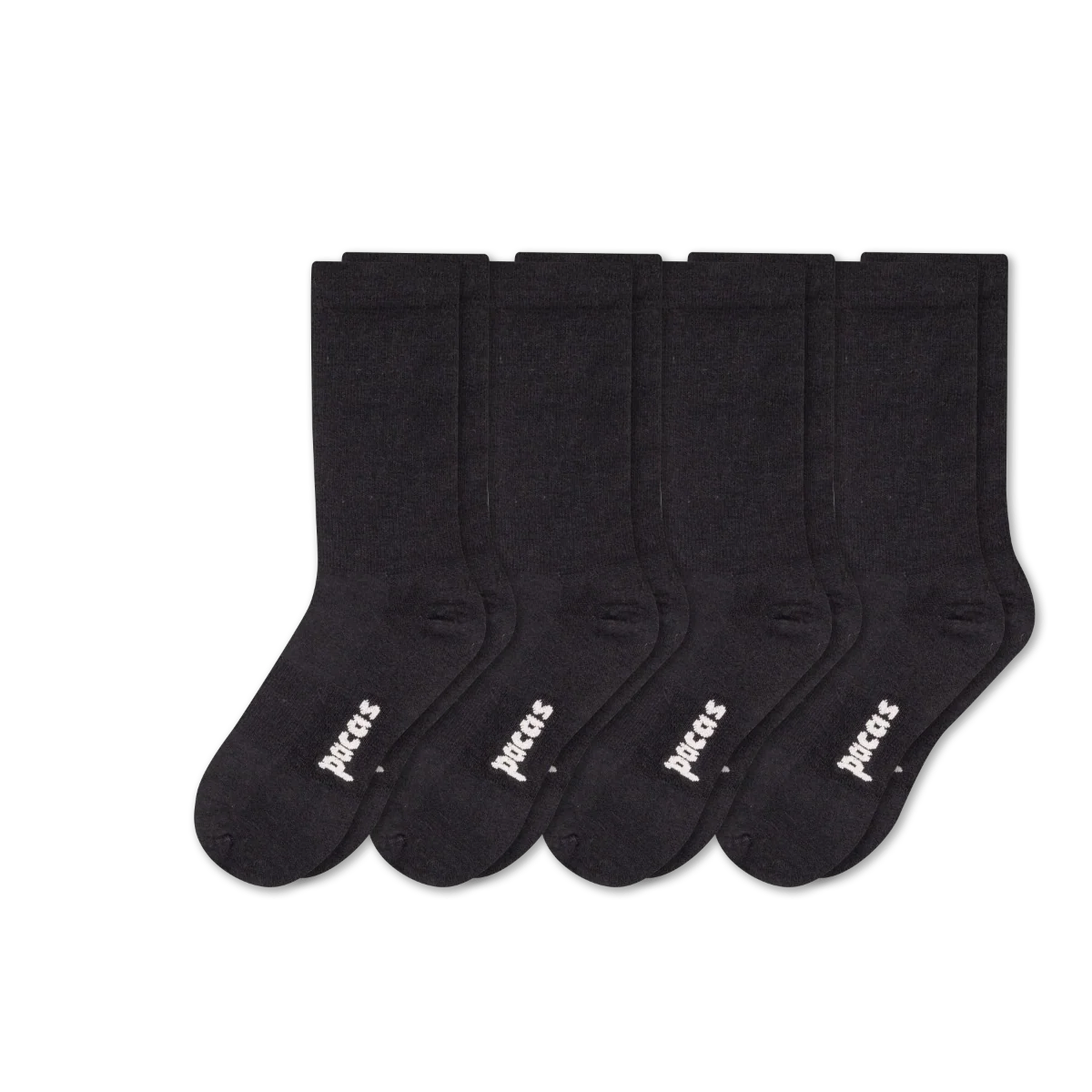 4 Pack - Women's Light-Weight Crew Pacas Socks - Image 8