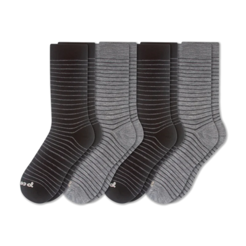 4 Pack - Women's Light-Weight Crew Pacas Socks - Image 81