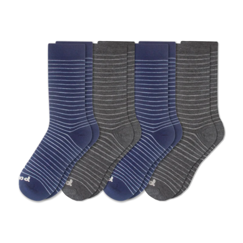 4 Pack - Women's Light-Weight Crew Pacas Socks - Image 88