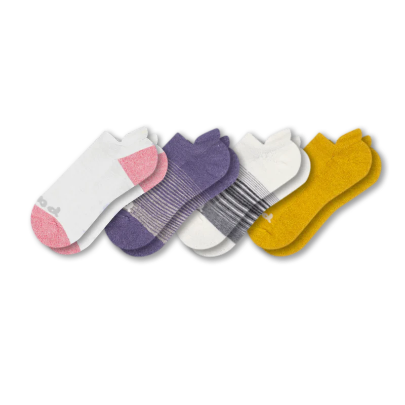 4 Pack - Women's Low Cut Pacas Socks - Image 10