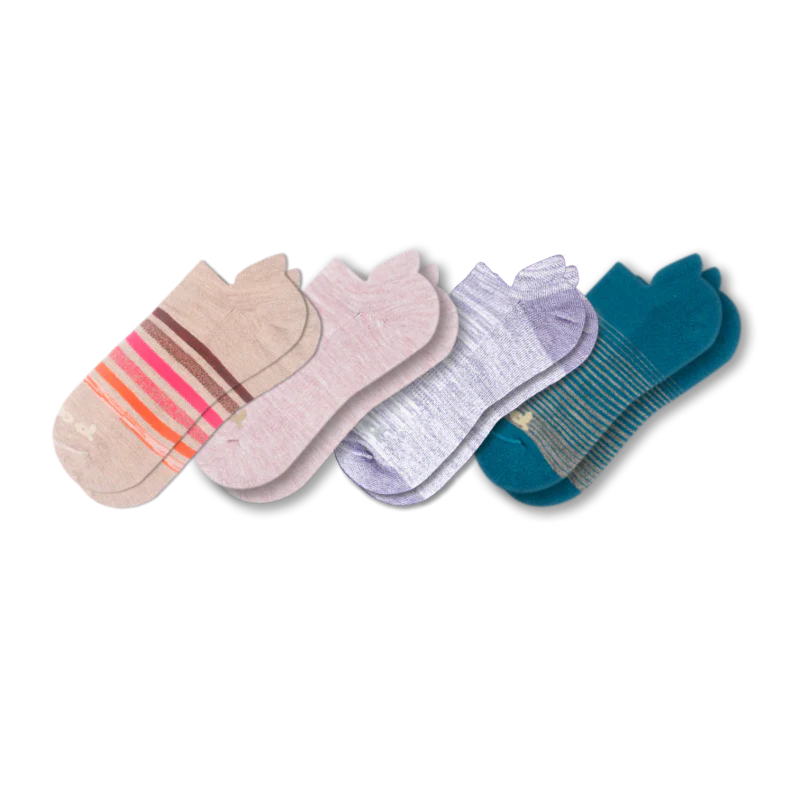 4 Pack - Women's Low Cut Pacas Socks - Image 101