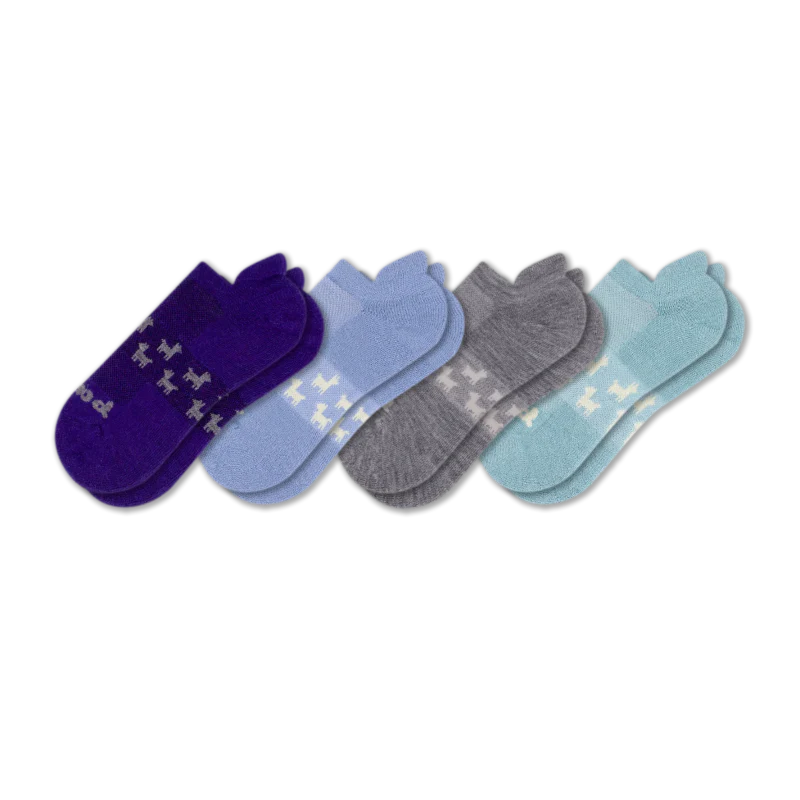 4 Pack - Women's Low Cut Pacas Socks - Image 103