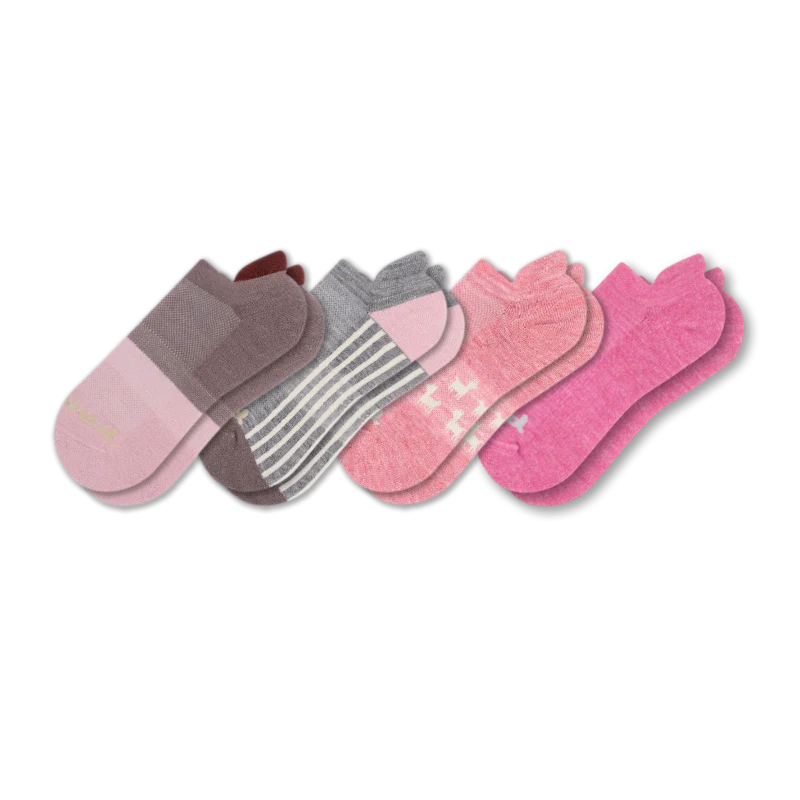 4 Pack - Women's Low Cut Pacas Socks - Image 106