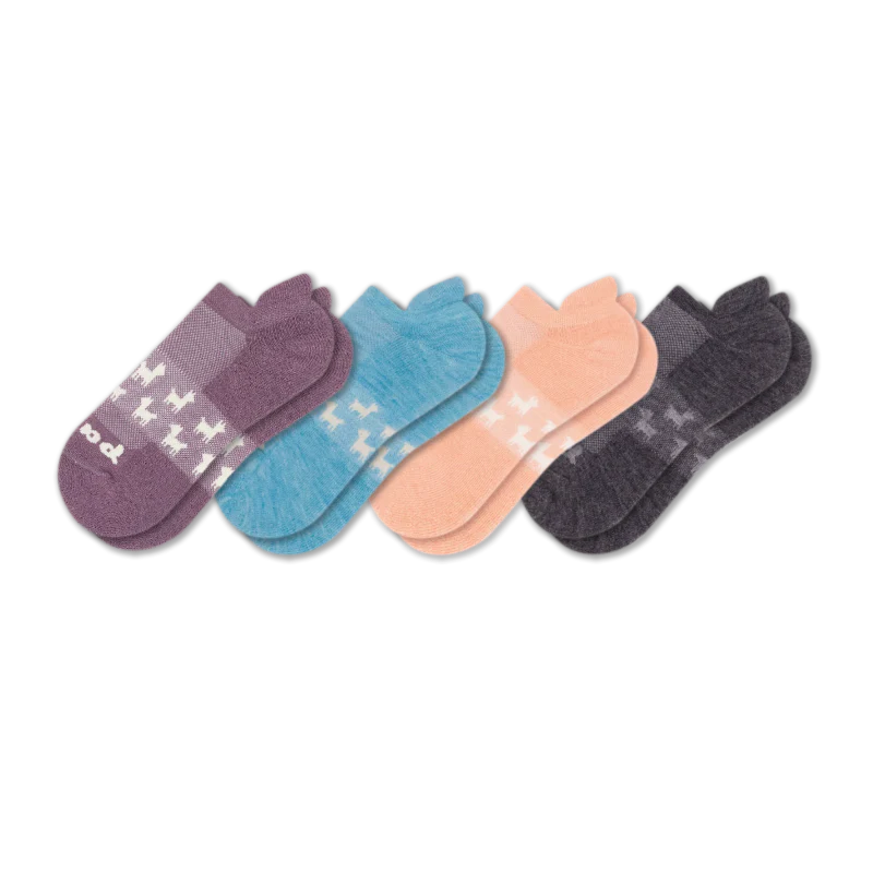 4 Pack - Women's Low Cut Pacas Socks - Image 108