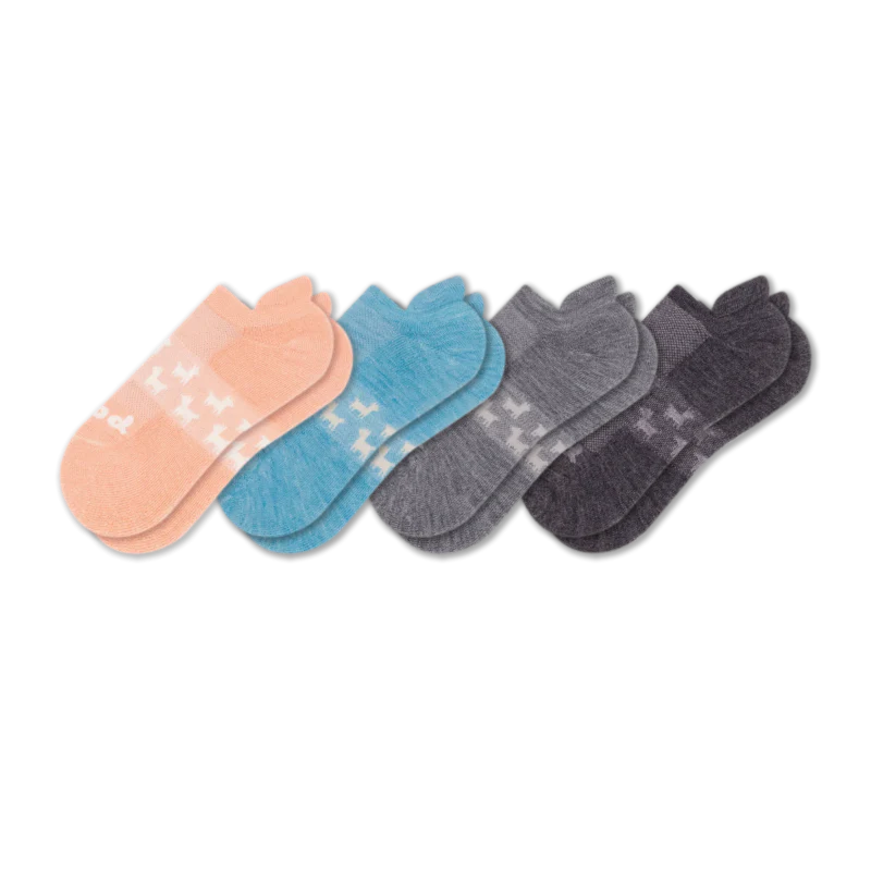 4 Pack - Women's Low Cut Pacas Socks - Image 109