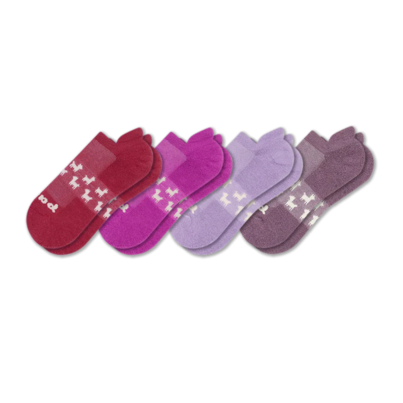 4 Pack - Women's Low Cut Pacas Socks - Image 110