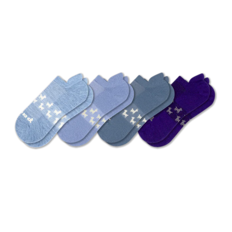 4 Pack - Women's Low Cut Pacas Socks - Image 112