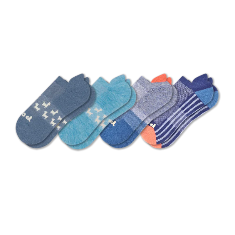 4 Pack - Women's Low Cut Pacas Socks - Image 114