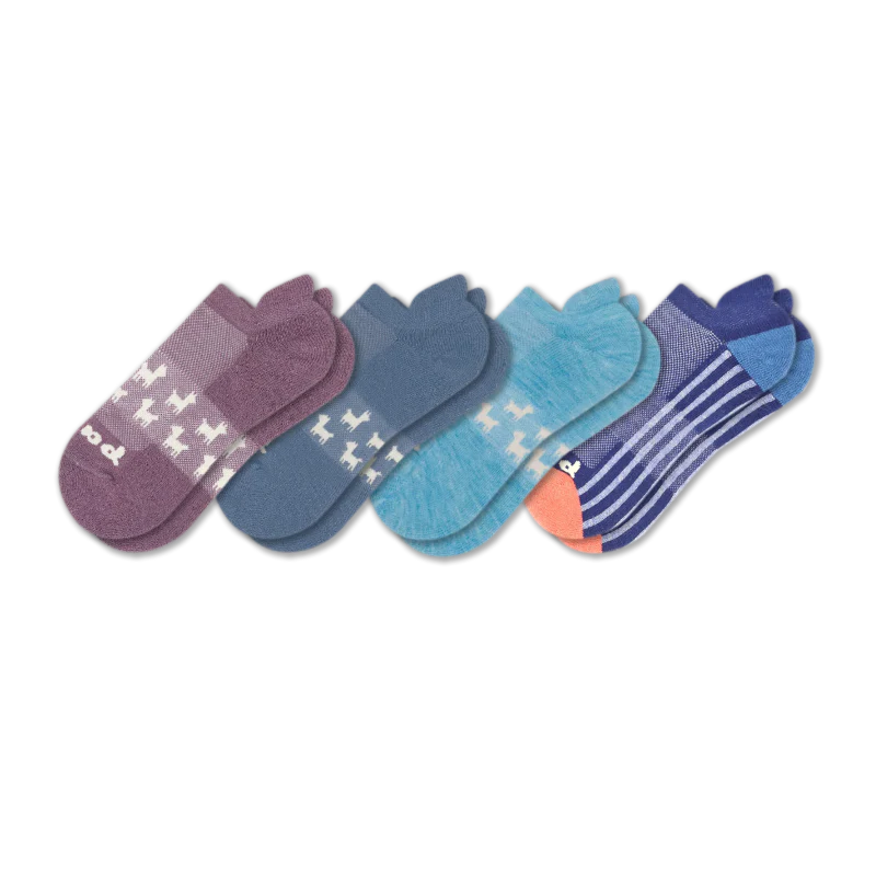 4 Pack - Women's Low Cut Pacas Socks - Image 115