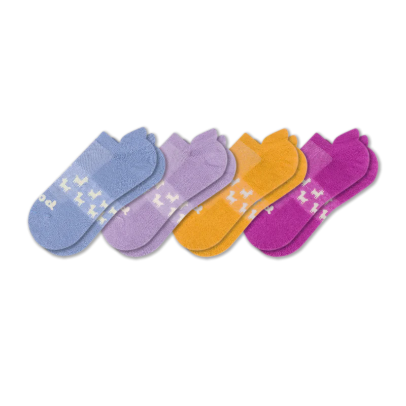 4 Pack - Women's Low Cut Pacas Socks - Image 116