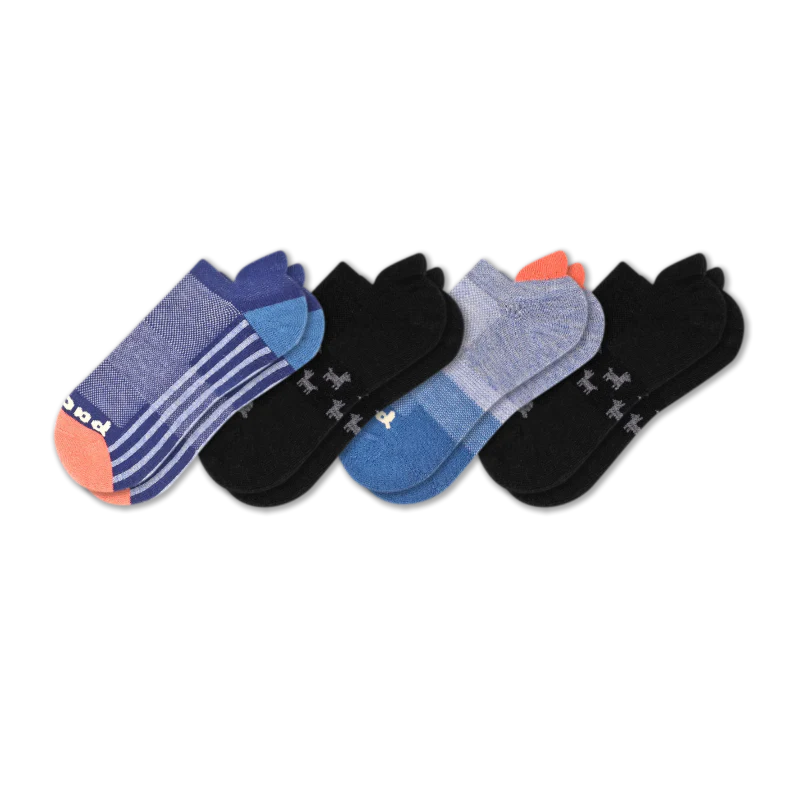 4 Pack - Women's Low Cut Pacas Socks - Image 122