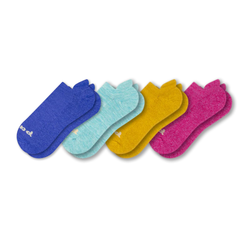 4 Pack - Women's Low Cut Pacas Socks - Image 138