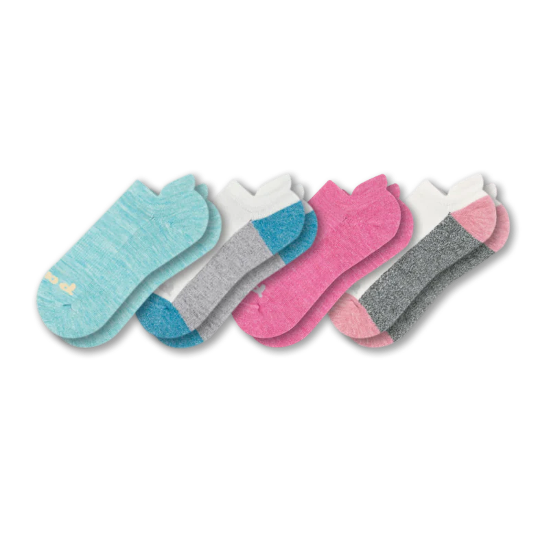 4 Pack - Women's Low Cut Pacas Socks - Image 140