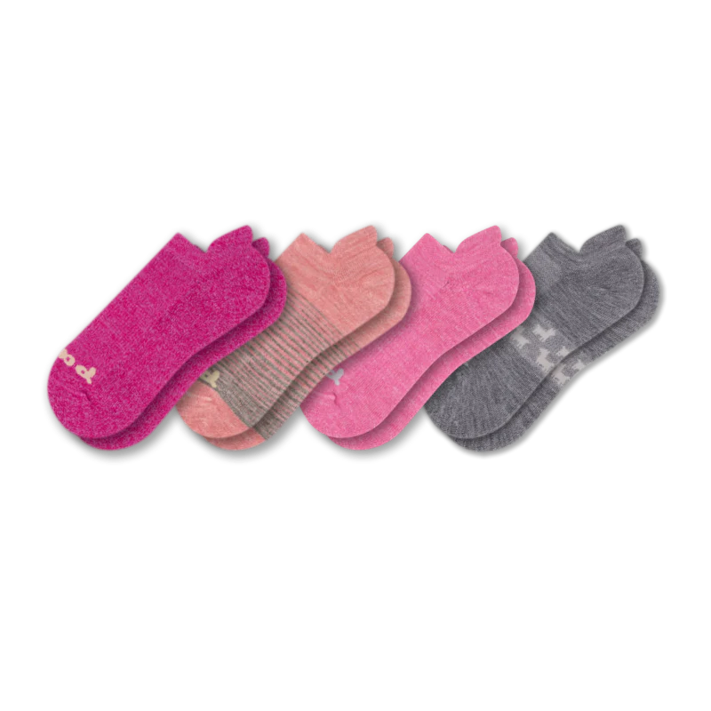 4 Pack - Women's Low Cut Pacas Socks - Image 142