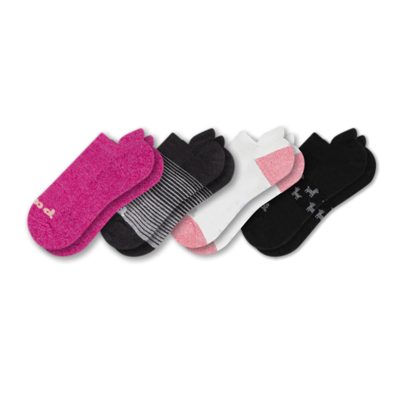 4 Pack - Women's Low Cut Pacas Socks - Image 145