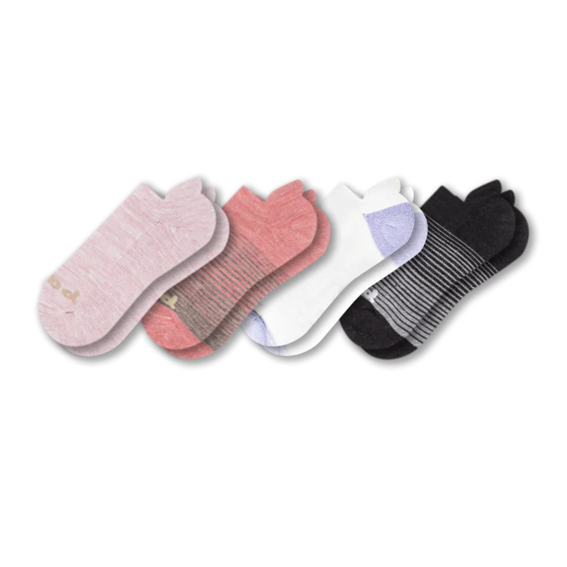4 Pack - Women's Low Cut Pacas Socks - Image 153