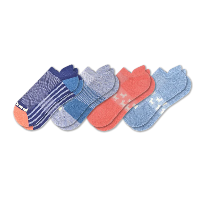 4 Pack - Women's Low Cut Pacas Socks - Image 155