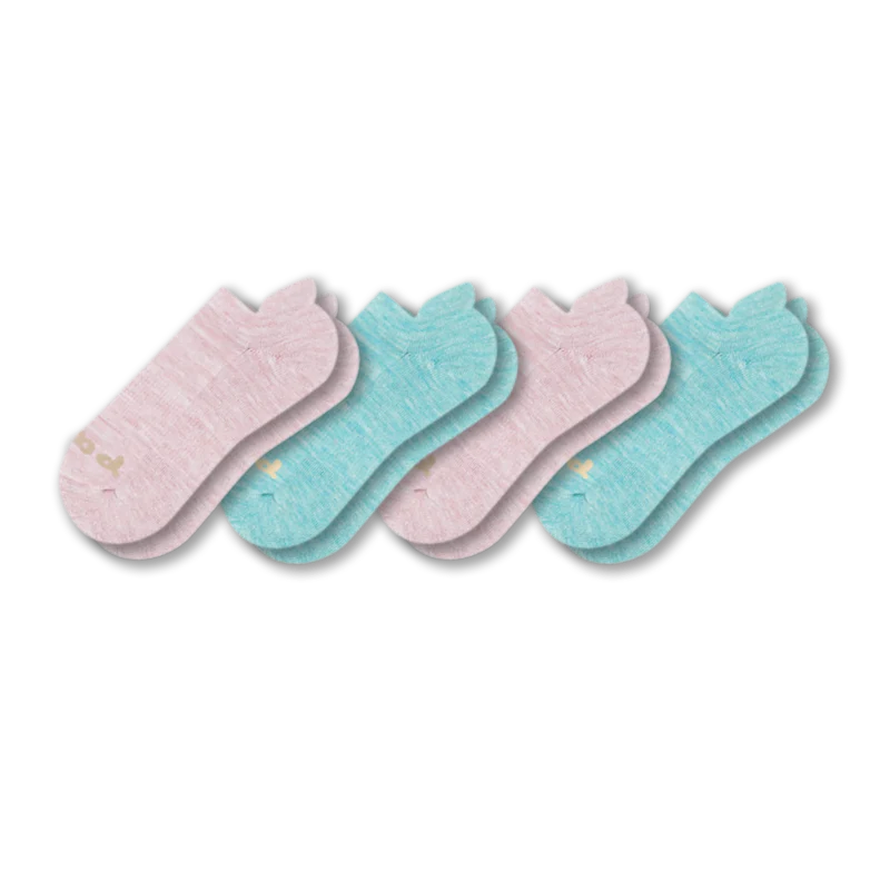 4 Pack - Women's Low Cut Pacas Socks - Image 156