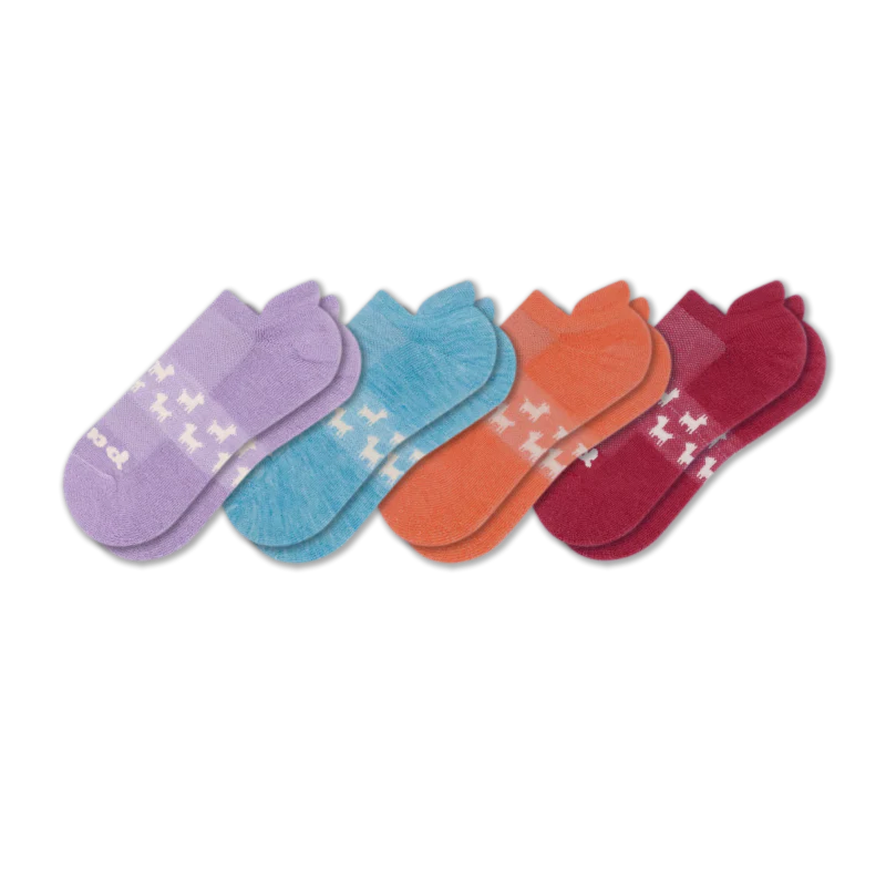 4 Pack - Women's Low Cut Pacas Socks - Image 157