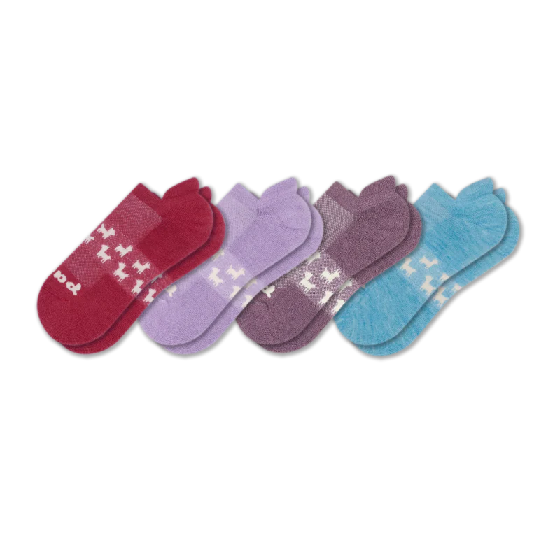 4 Pack - Women's Low Cut Pacas Socks - Image 159