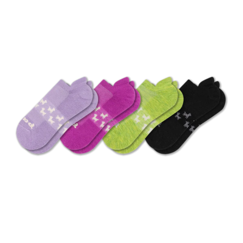 4 Pack - Women's Low Cut Pacas Socks - Image 161