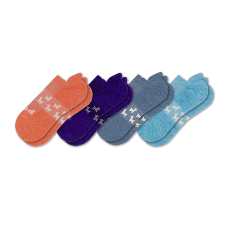 4 Pack - Women's Low Cut Pacas Socks - Image 162