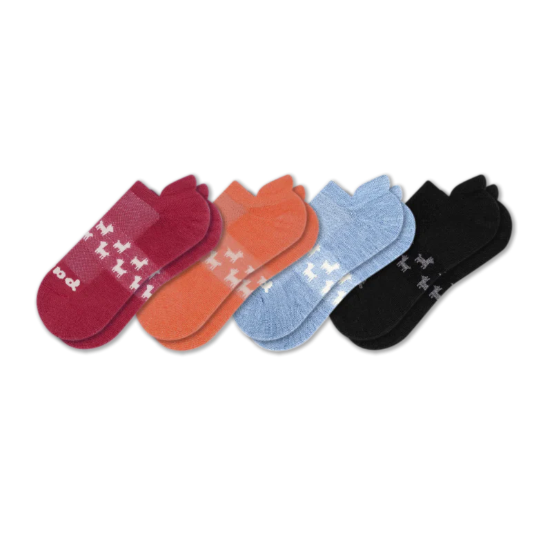4 Pack - Women's Low Cut Pacas Socks - Image 164