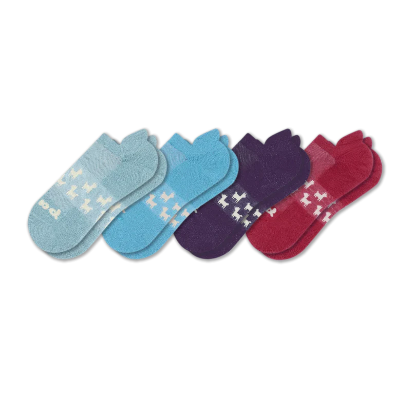 4 Pack - Women's Low Cut Pacas Socks - Image 176