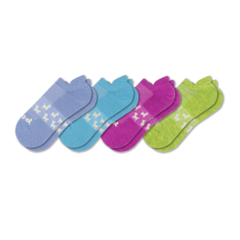 4 Pack - Women's Low Cut Pacas Socks - Image 179