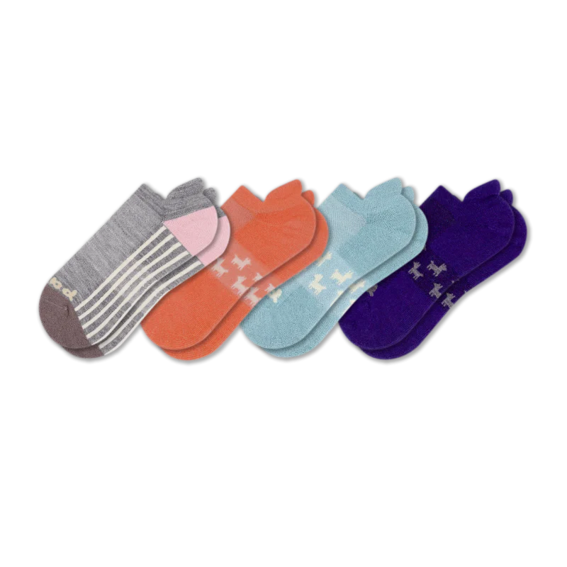 4 Pack - Women's Low Cut Pacas Socks - Image 180