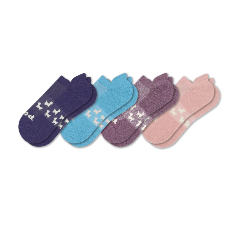 4 Pack - Women's Low Cut Pacas Socks - Image 183